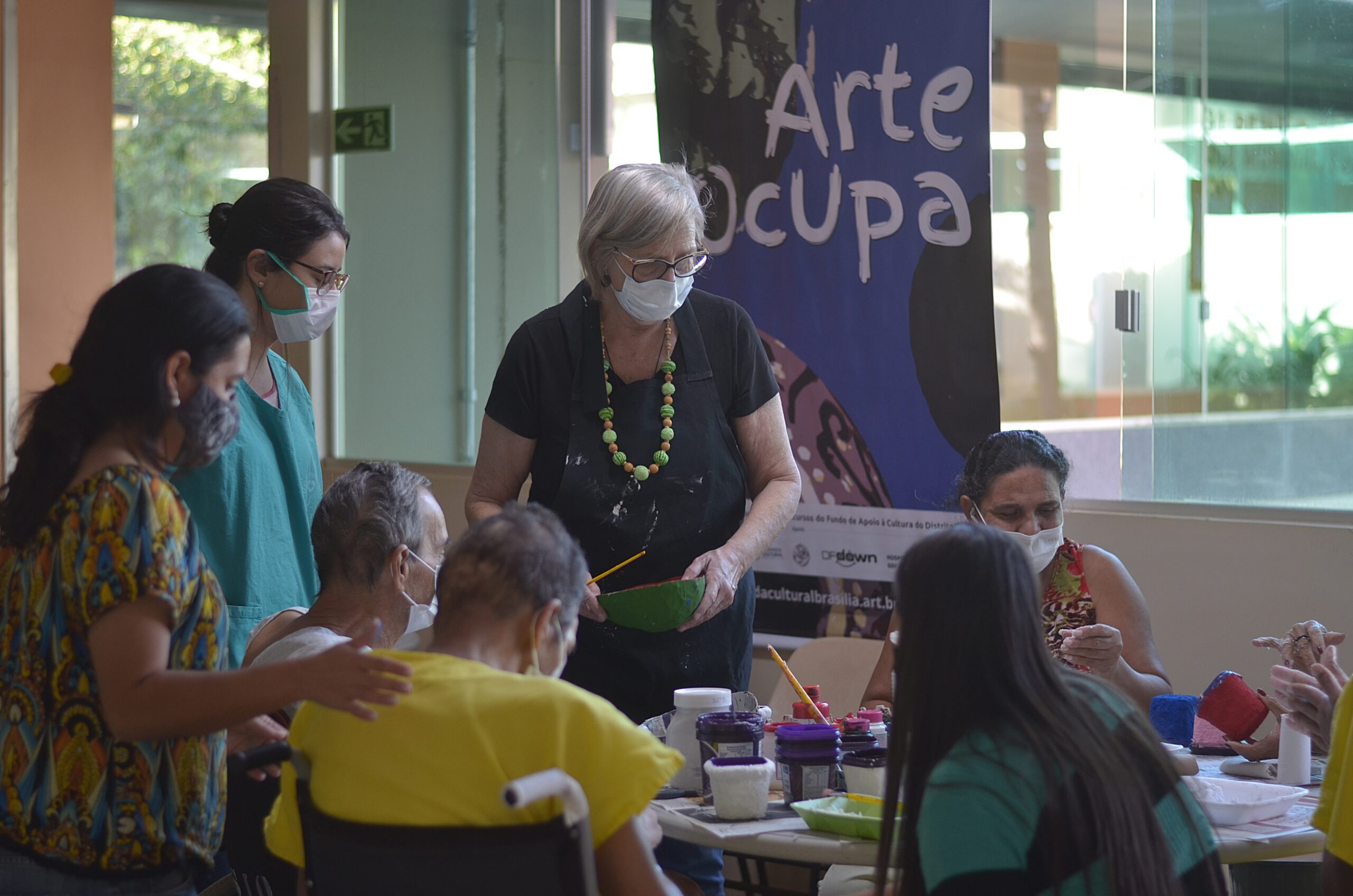 Arte Ocupa encerra ciclo de oficinas inclusivas Oficinas