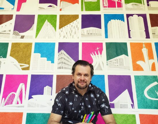 Exposição ‘Brasília em linhas’ chega a Biblioteca Demonstrativa do Brasil Eventos