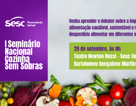 SESC-DF realiza o Seminário Nacional Cozinha Sem Sobras Economia