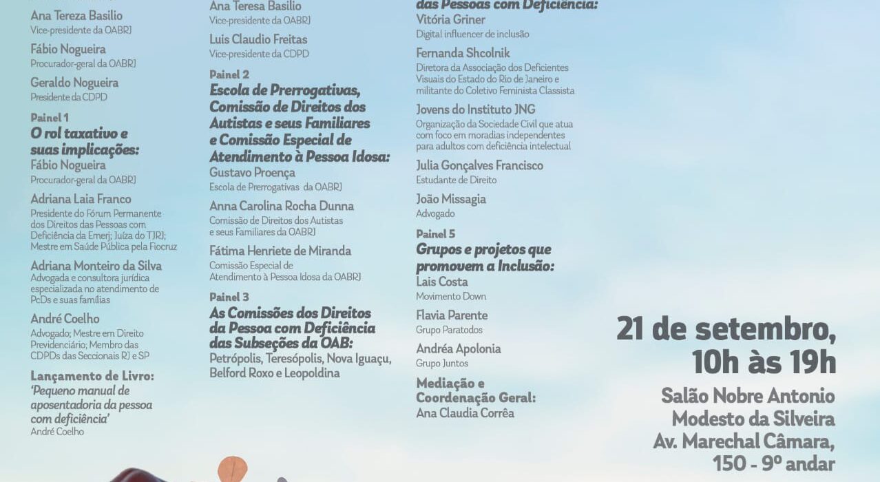 Dia Nacional da Pessoa com Deficiência e live live