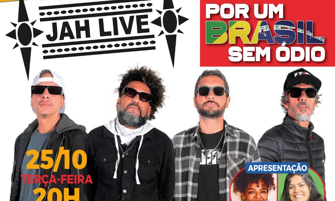De graça na UnB. Shows de Jah Live e outras atrações - dia 25/10, terça-feira Cultura