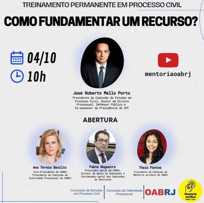 Treinamento Permanente em Processo Civil live