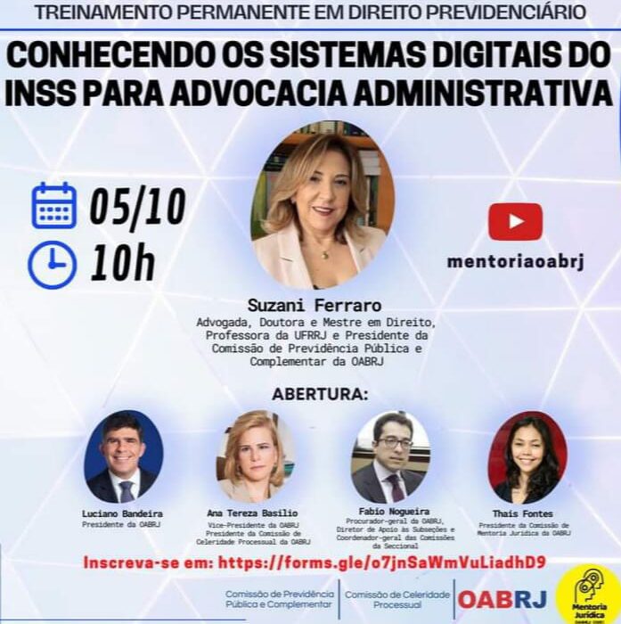 Treinamento Permanente em Direito Previdenciário Rio de janeiro