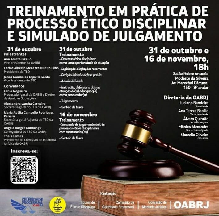 Prática de Processo Ético Disciplinar Eventos