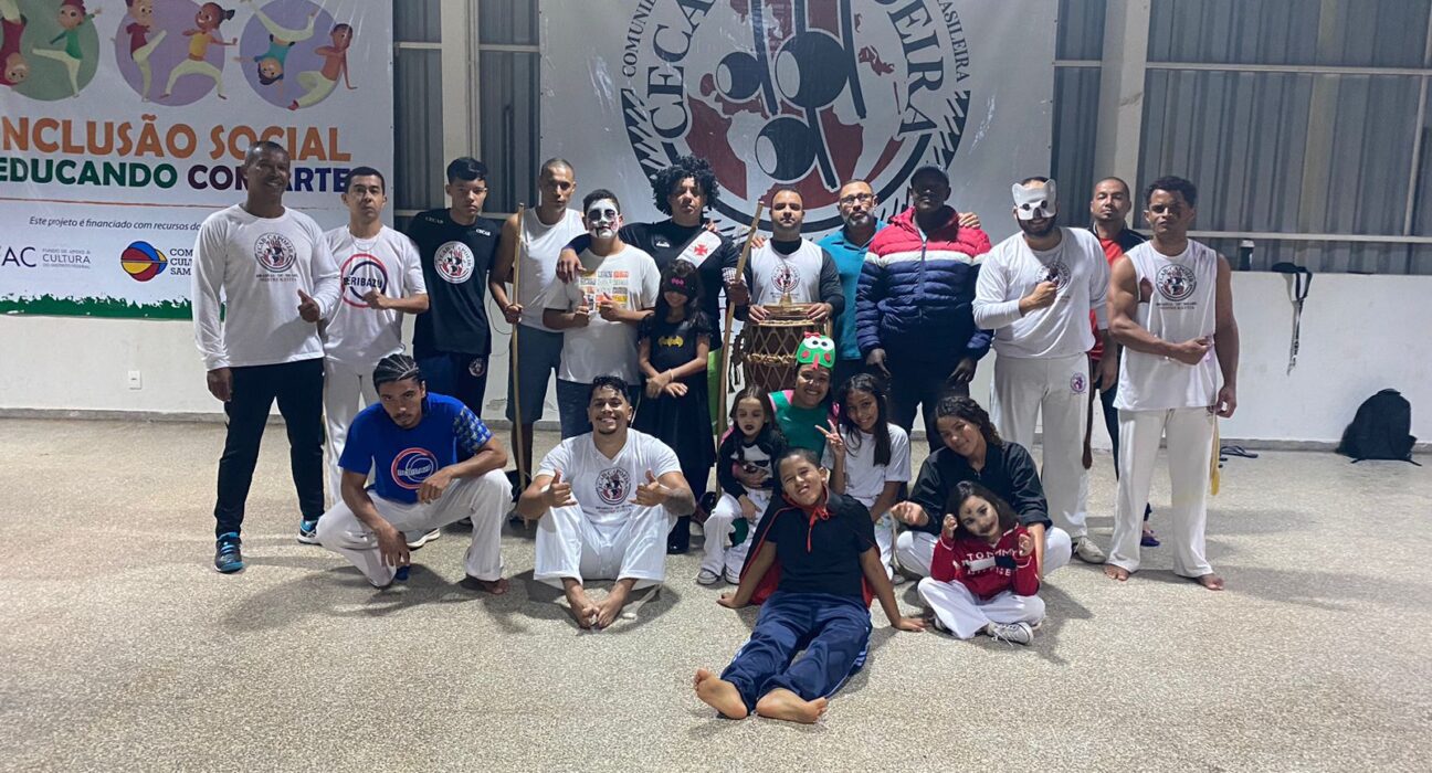 Samambaia: Projeto de capoeira promove batizado e troca de cordas no mês da Consciência Negra Cultura
