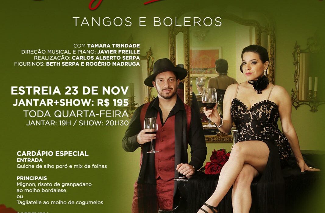 Tangos e Boleros na Julieta de Serpa Gastronomia