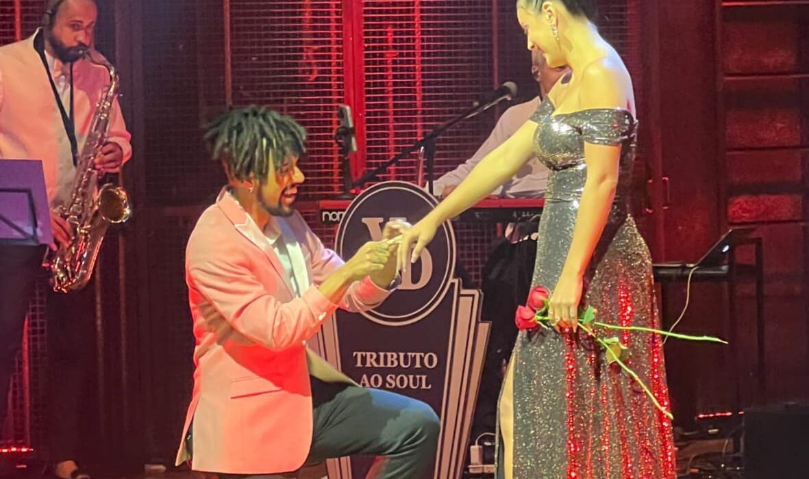 Pedido de casamento no Teatro Cesgranrio Rio de janeiro