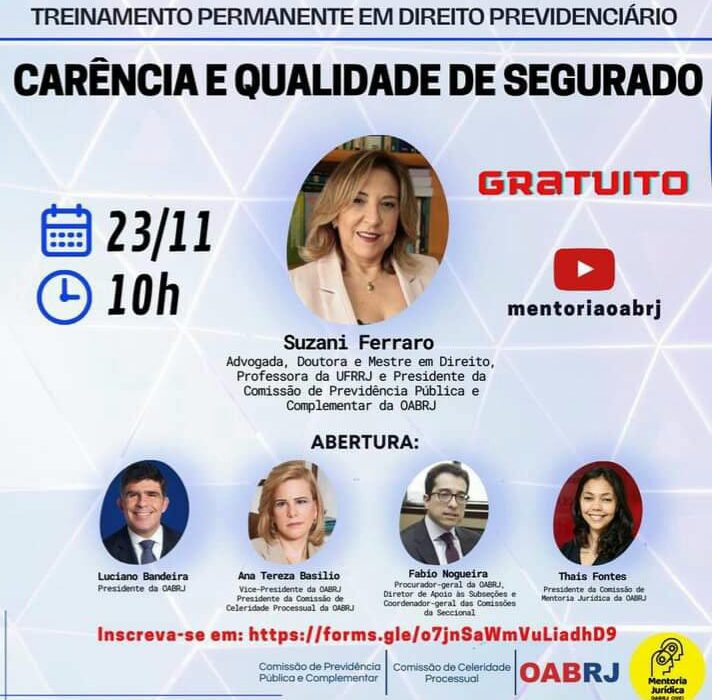 Carência e Qualidade de Segurado Eventos