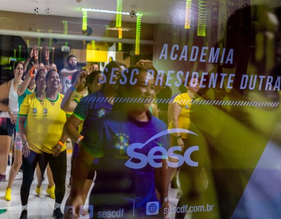 Unidade Sesc Presidente Dutra realiza evento esportivo Super Fitness sob a temática da Copa do Mundo Eventos