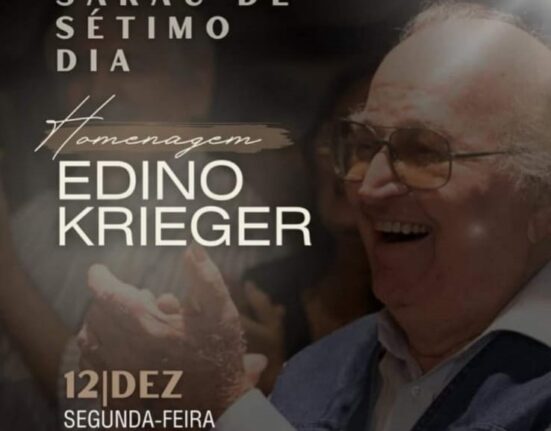 Homenagem a Edino Krieger Colunismo Social