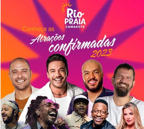 Camarote Rio Praia 2023 Celebridades