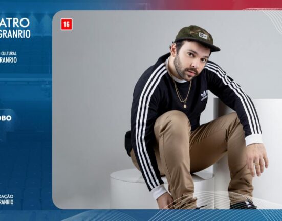 Raphael Ghanem, no Teatro Cesgranrio Colunismo Social