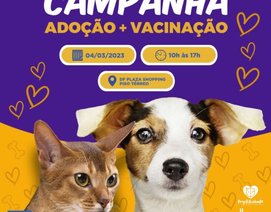 DF Plaza Shopping tem sábado com feira de adoção e vacinação antirrábica Eventos