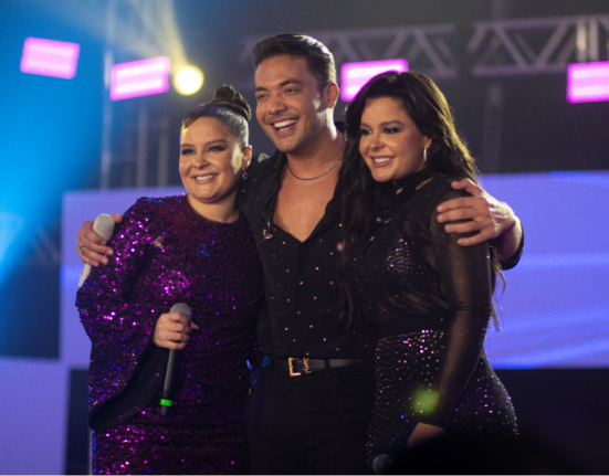 Em São Paulo, Wesley Safadão reúne Ana Castela e Maiara e Maraisa para gravação de músicas inéditas Música