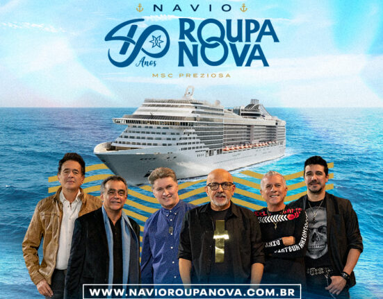 PromoAção e Roupa Nova anunciam "Navio Roupa Nova 40 anos" para março de 2024 Oficinas