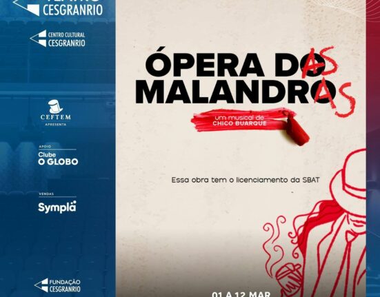 Ópera das Malandras, no Teatro Cesgranrio Colunismo Social