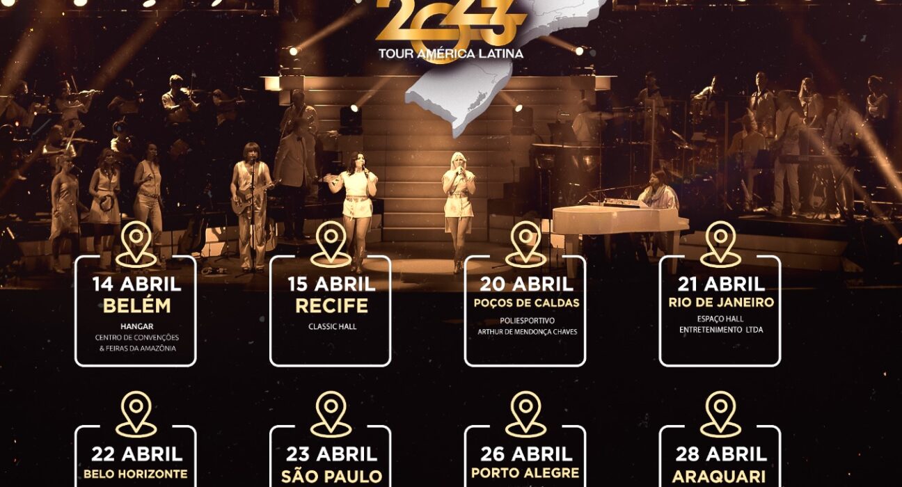 ABBA The Show chega ao Brasil em 11 apresentações que acontecerão entre abril e maio de 2023 Eventos