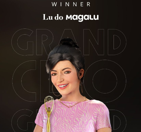 Lu, do Magalu, recebe prêmio "Grand Clio Awards" 2023 Cultura