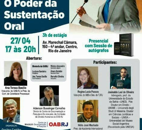 O Poder da Sustentação Oral Colunismo Social