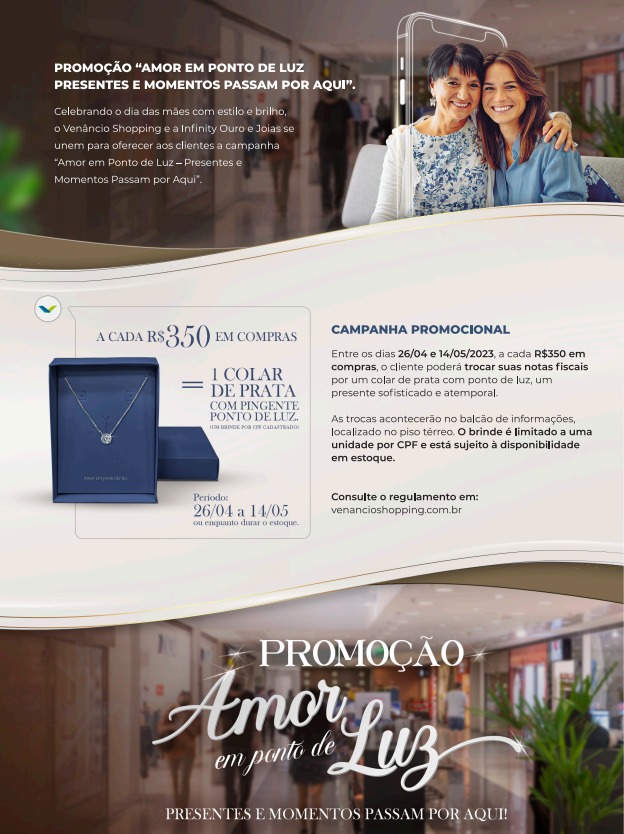 Venâncio Shopping lança campanha de Dia das Mães Notícias