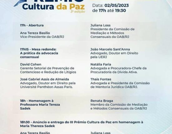 Prêmio Cultura da Paz Colunismo Social