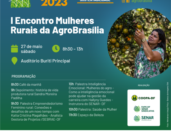 AgroBrasília inclui em sua programação oficial I Encontro das Mulheres Rurais Economia