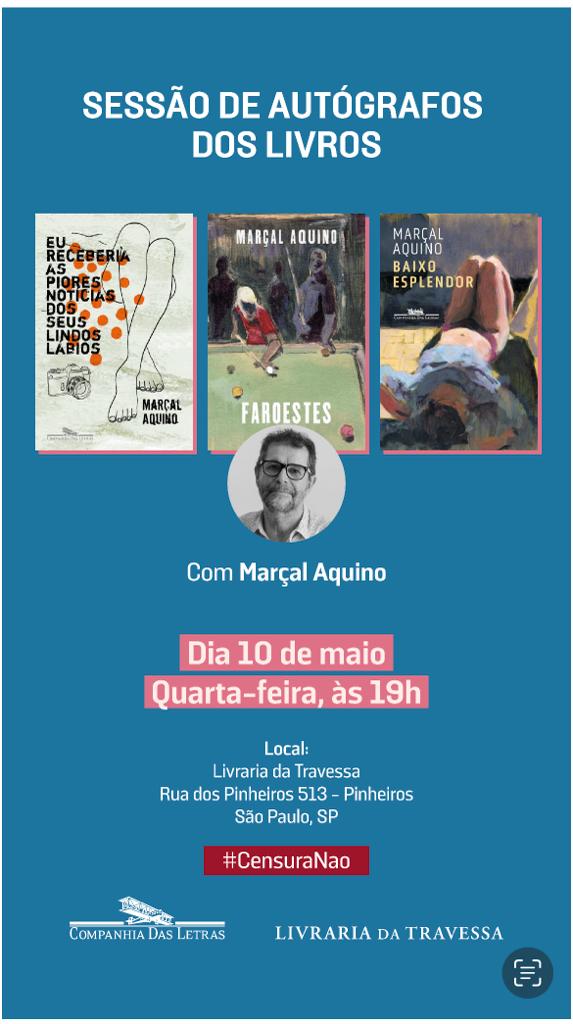 Em noite de desagravo, Marçal Aquino autografa livro censurado pela UNiRV, de Goiás Cultura