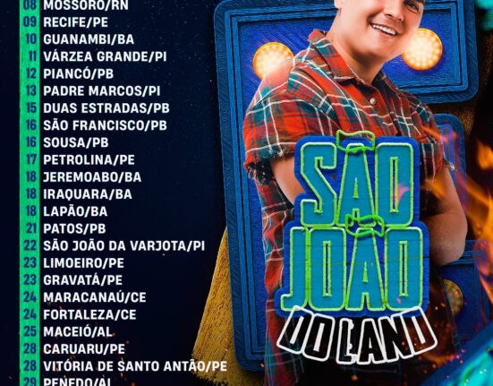 Eric Land anuncia mais de 30 shows para o São João com apresentações em nove estados brasileiros Celebridades