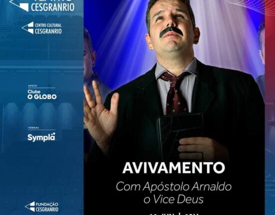 Avivamento, no Teatro Cesgranrio Rio de janeiro