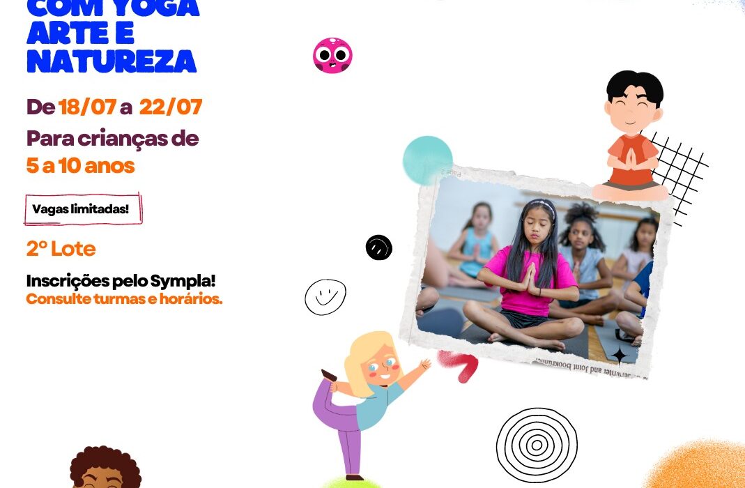 Yoga e vivências com a natureza estão entre as atividades de férias do Espaço Renato Russo Saúde