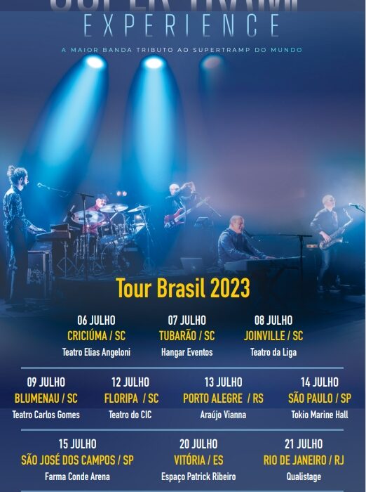 Super Tramp Experience já está no Brasil para mega tour com 13 shows Eventos