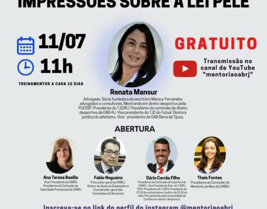 Treinamento Permanente em Direito Desportivo Colunismo Social