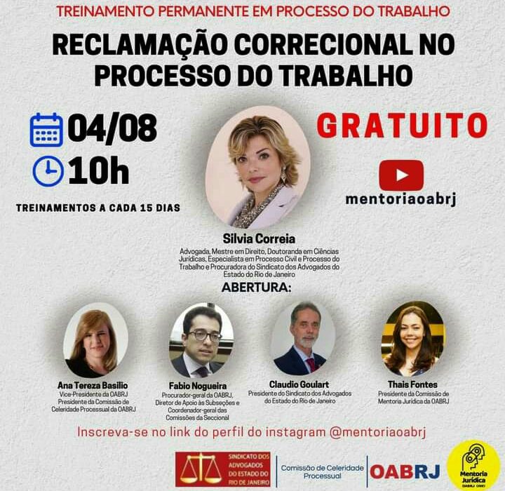 Treinamento Permanente em Processo do Trabalho Colunismo Social