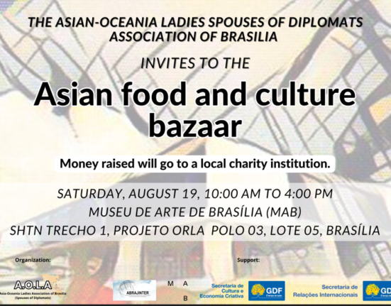 Embaixatrizes da Ásia e da Oceania organizam bazar de culinária e cultura asiáticas Eventos
