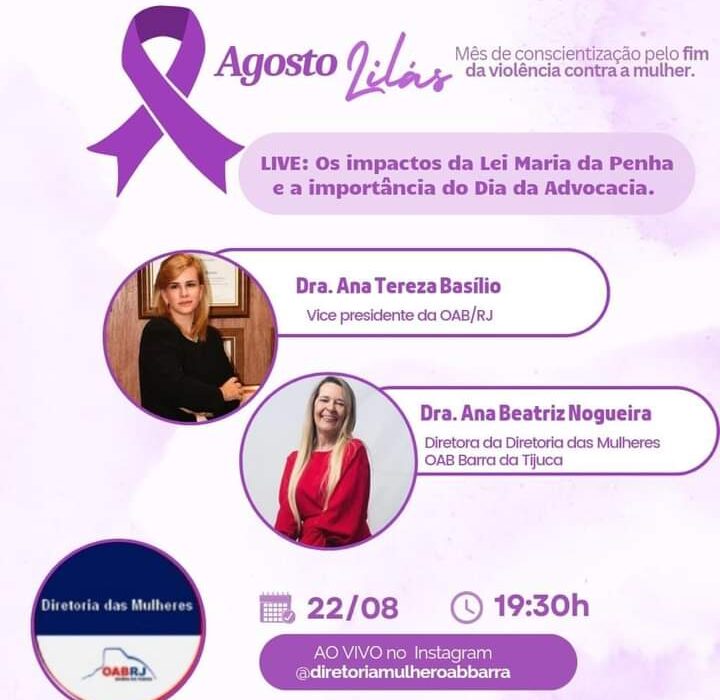 Agosto Lilás Colunismo Social