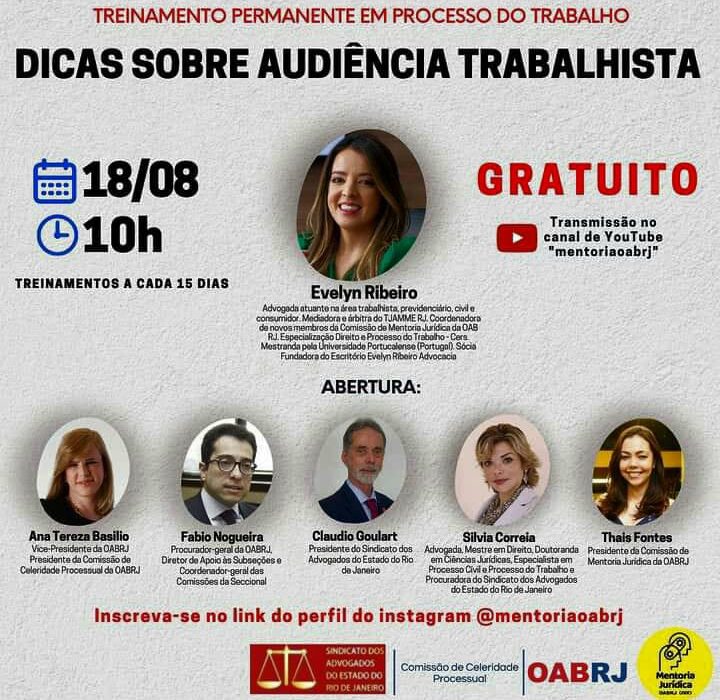 Dicas sobre Audiência Trabalhista Colunismo Social