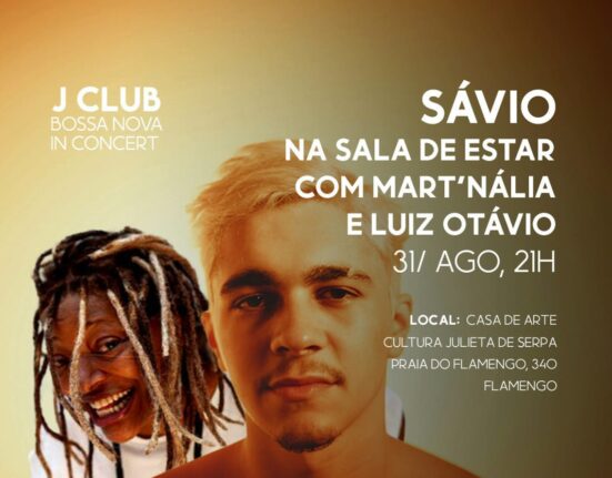 Sávio, Mart'nália e Luiz Otávio Colunismo Social