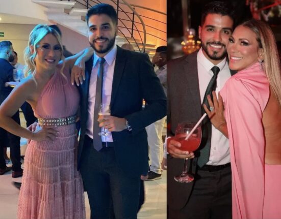 Ex-esposa do jogador Hulk vive romance com engenheiro 28 anos mais jovem GDF