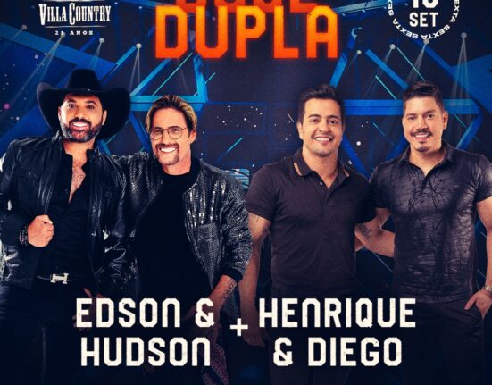 Edson e Hudson e Henrique e Diego em "Dose Dupla" no Villa Country Música