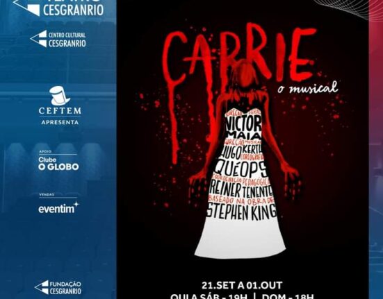 Carrie - O Musical, no Teatro Cesgranrio Colunismo Social