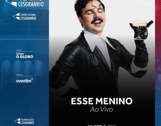 "Esse Menino - Ao vivo", no Teatro Cesgranrio Notícias