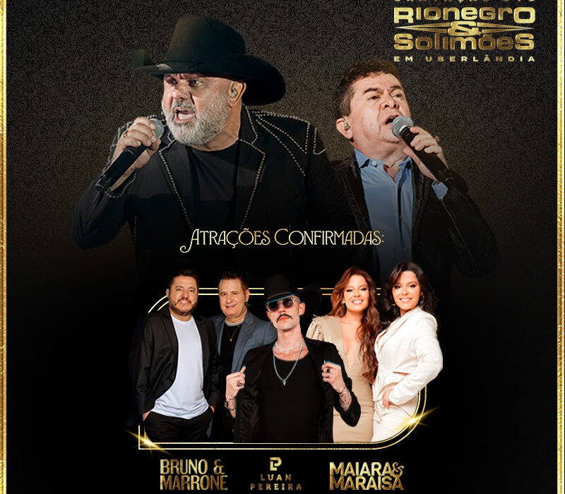 "Rionegro e Solimões Gravação DVD em Uberlândia" conta com participações de Bruno e Marrone, Maiara e Maraisa e Luan Pereira Música