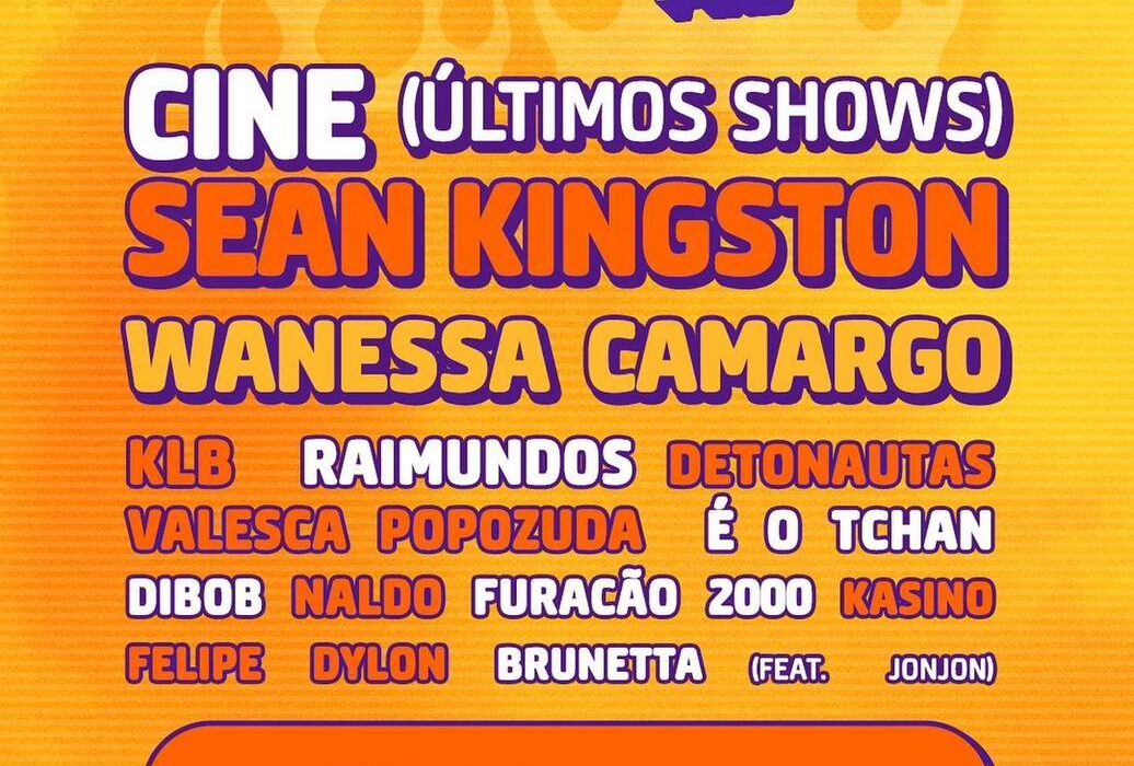Primeira edição do Festival Replay RJ acontece neste sábado (28) com shows de Sean Kingston, Cine, KLB, Wanessa Camargo, Raimundos e muito mais Eventos