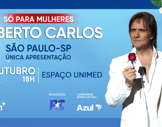 Roberto Carlos faz show exclusivo para as mulheres no Espaço Unimed Eventos