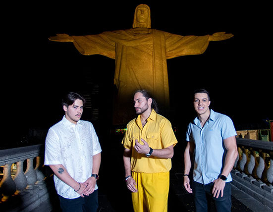Cristo Redentor de braços abertos para música eletrônica: “Now You Are Gone”, DJ Fábio Lopes, Feat. Yann Camargo e Sgarioni Música