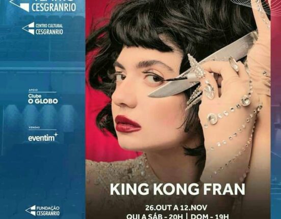 King Kong Fran, no Teatro Cesgranrio. Colunismo Social