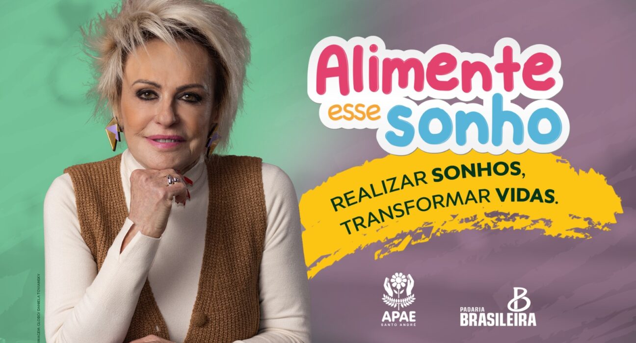Ana Maria Braga apadrinha ação social da Padaria Brasileira Celebridades