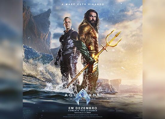 Aquaman 2 ganha novo pôster com Jason Momoa e Patrick Wilson cinema