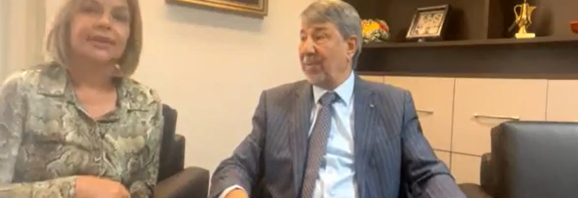 Editora Isabel Almeida entrevista embaixador da Palestina Internacional