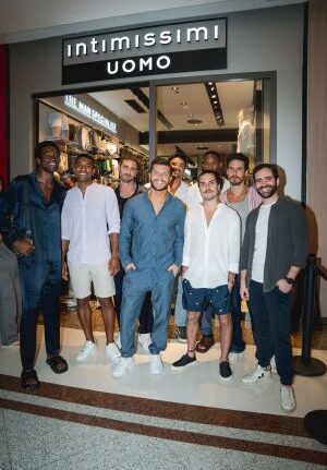 Intimissimi Uomo celebra abertura de sua primeira loja no Brasil com evento no Shopping Morumbi Cultura